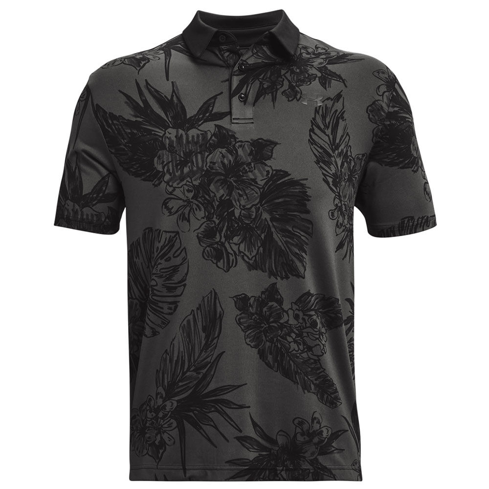 under armour floral golf shirt