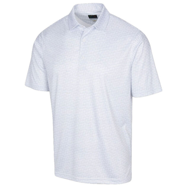 Greg Norman ML75 Microlux Cart Print Golf Polo Shirt from american golf