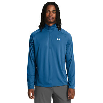 Under Armour Tech 2.0 1/2 Zip Stretch First Layer in anthracite buy online  - Golf House