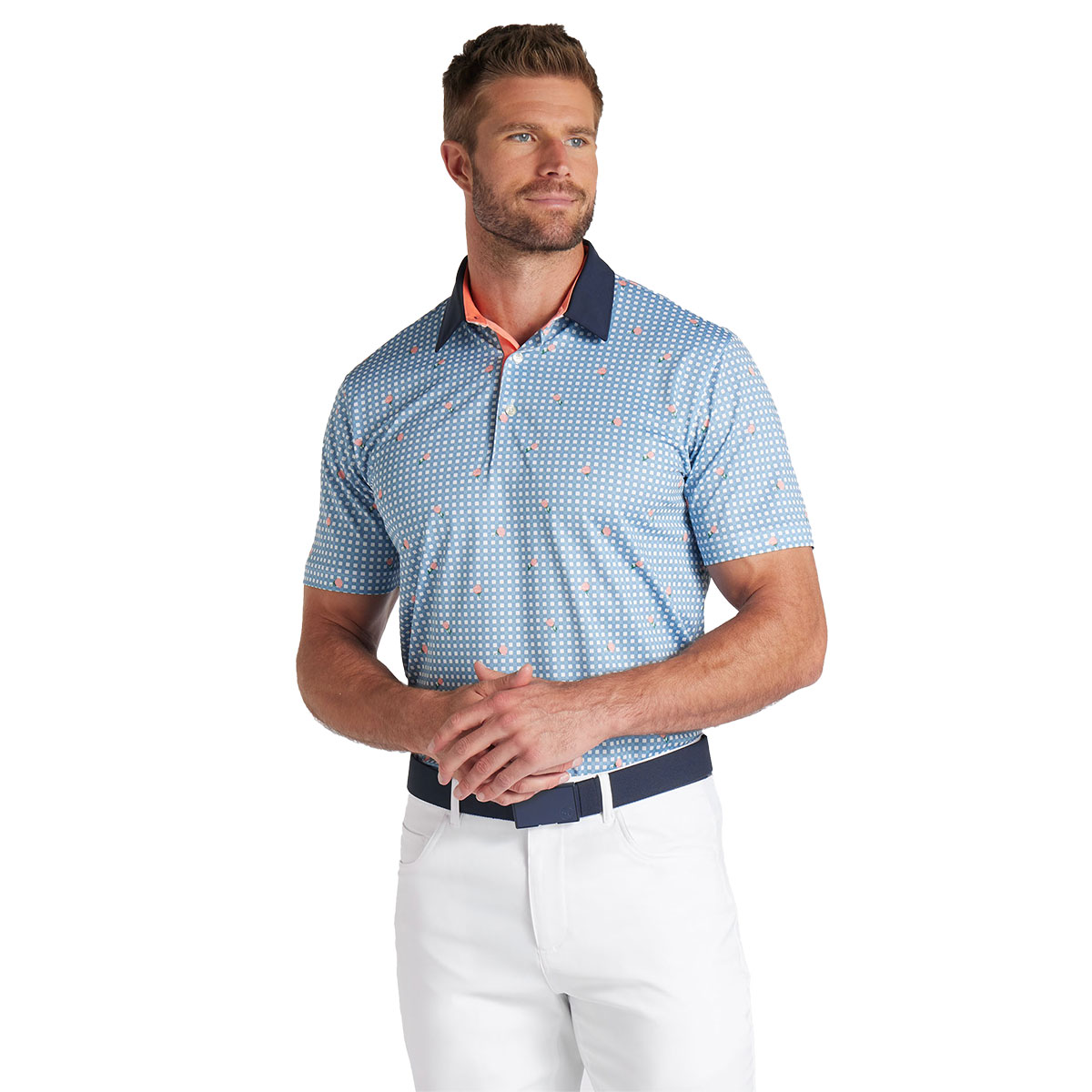 PUMA Men's Gingham Golf Polo Shirt from american golf