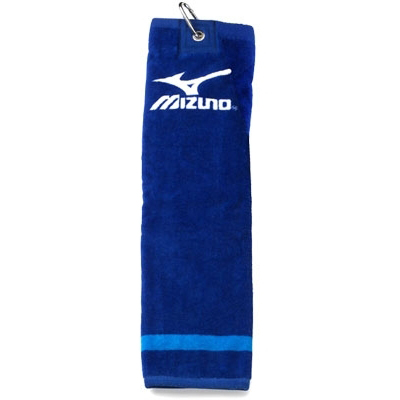 mizuno golf towel blue