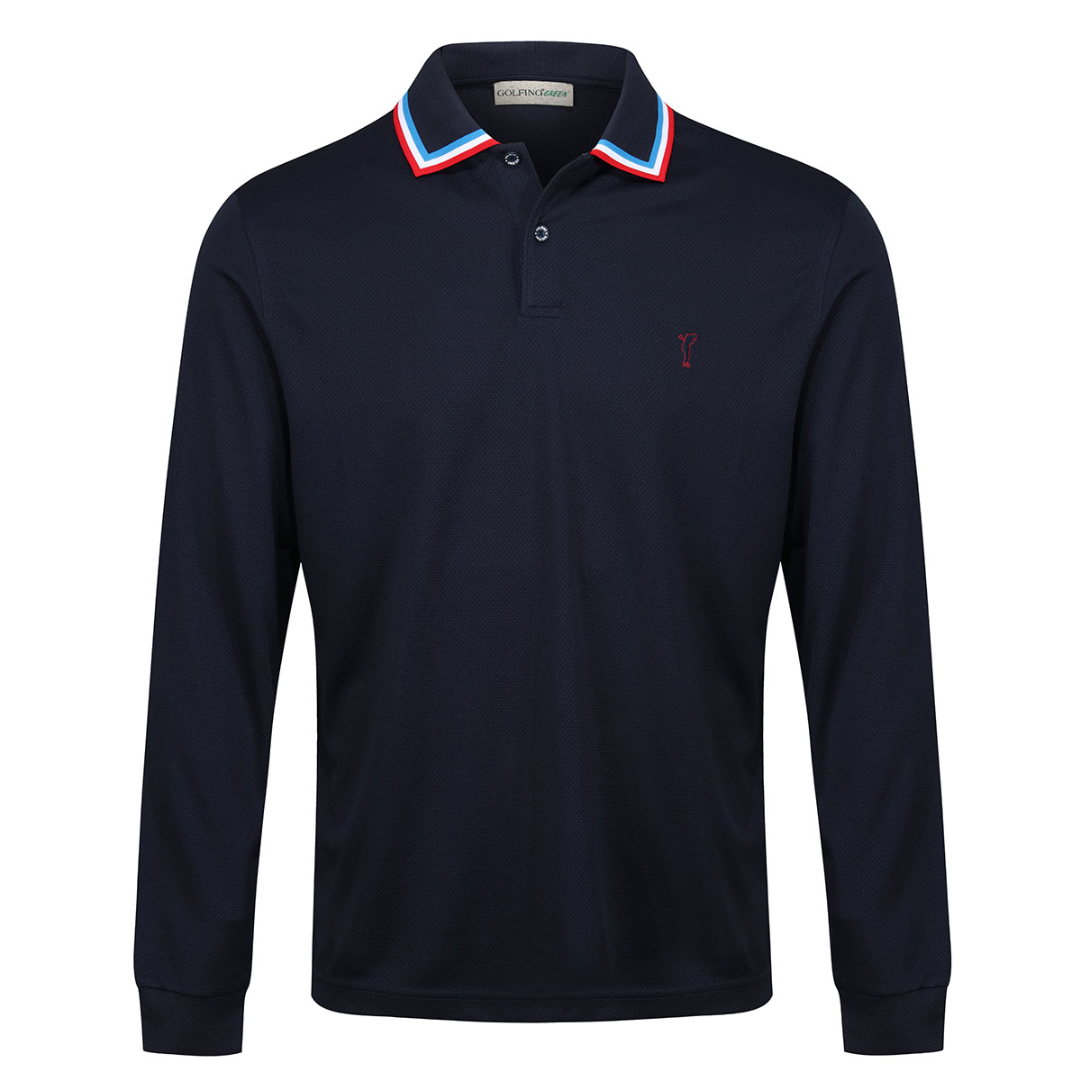 GOLFINO Men s Kafetex Long Sleeve Golf Polo Shirt from american golf