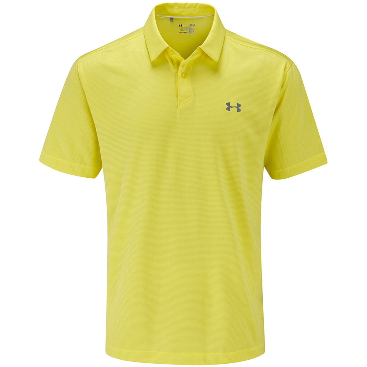 yellow under armour polo shirt