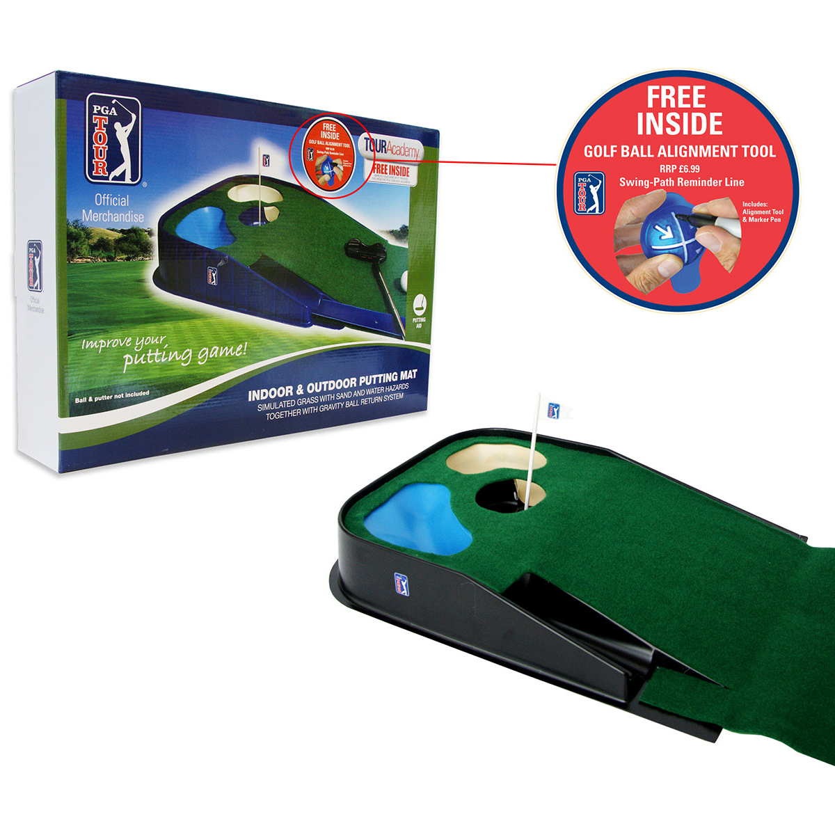 Pga Tour Indoor Outdoor Putting Mat From American Golf