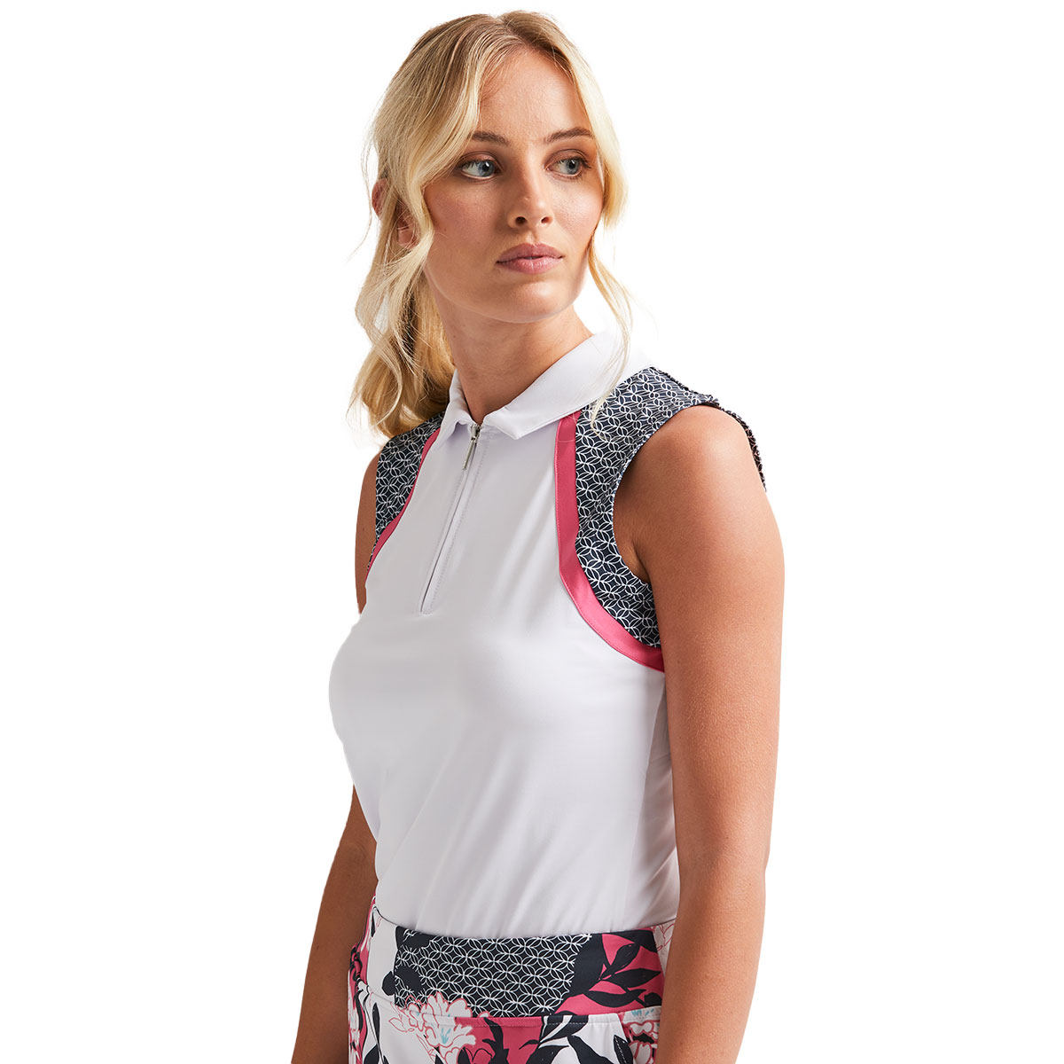 PING Ladies Ansie Sleeveless Golf Polo Shirt from american golf