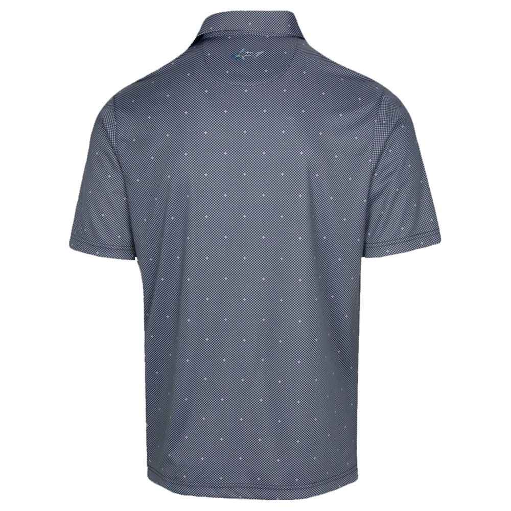 Greg Norman Men's ML75 Microlux Jacks Print Golf Polo Shirt from ...