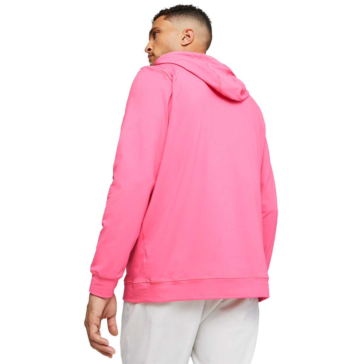 Mens pink deals puma hoodie