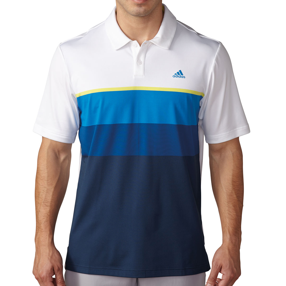 adidas Golf climacool Engineered Striped Polo Shirt from american golf
