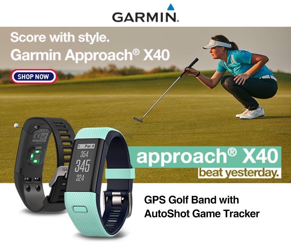 Is the garmin approach x40 waterproof deals